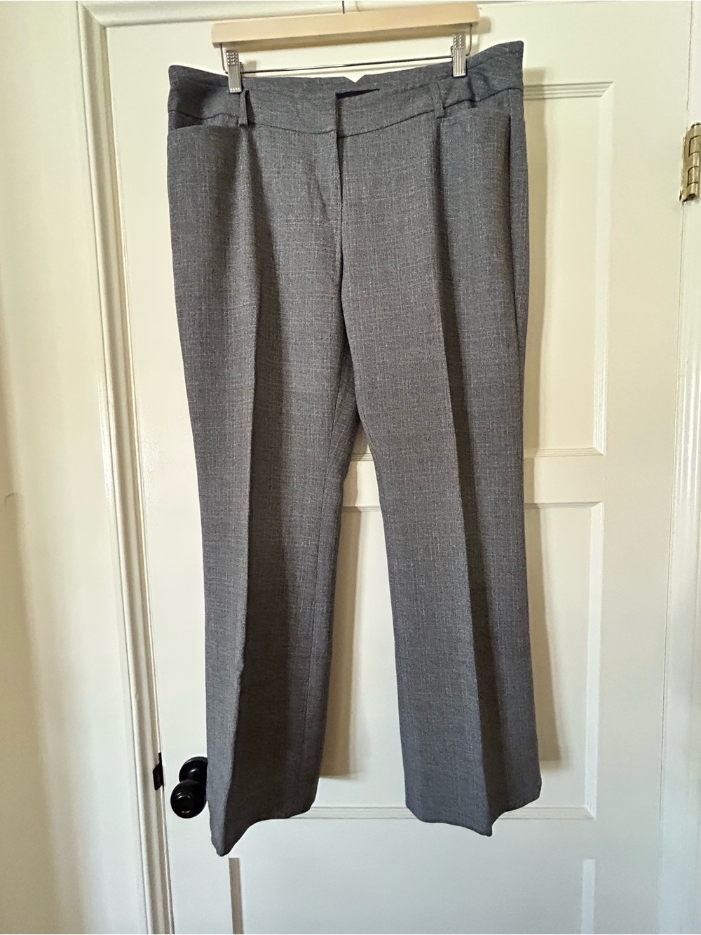 AMANDA + CHELSEA Heather Gray Women's Dress Trousers